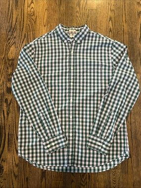Hawker Rye Green & Pink Gingham Long-Sleeve Button-Down Shirt